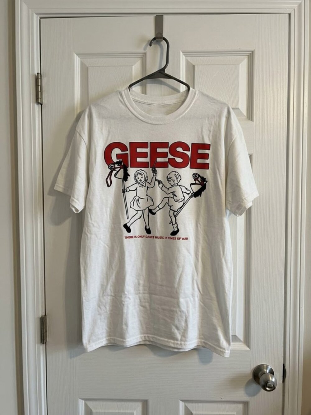 Geese War Band White T-shirt